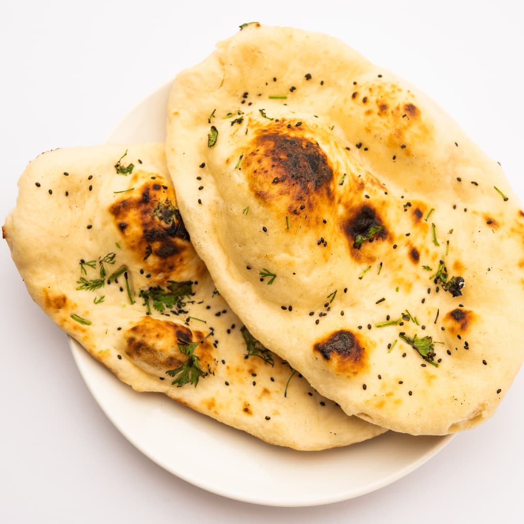 White flavour bread baked in the Tandoor